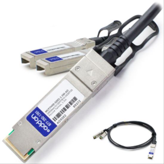 AddOn Networks MCP7H00-G001-1.5M-AO InfiniBand cable 59.1" (1.5 m) QSFP28 2xQSFP28 Black1