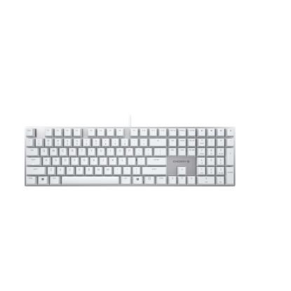 CHERRY KC 200 MX keyboard USB QWERTY English Silver, White1