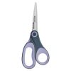 Non-Stick Titanium Bonded Scissors, 8" Long, 3.25" Cut Length, Gray/Purple Straight Handle2