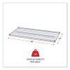 Industrial Wire Shelving Extra Wire Shelves, 48w x 24d, Silver, 2 Shelves/Carton2