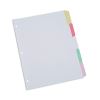 Deluxe Write-On/Erasable Tab Index, 5-Tab, 11 x 8.5, White, 1 Set1