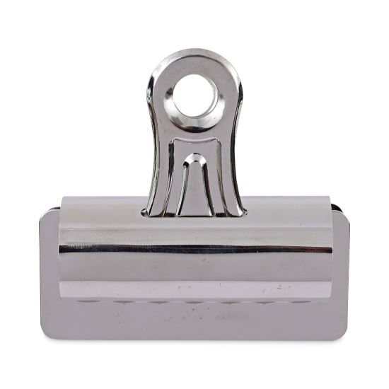 Bulldog Clips, Jumbo, Nickel, 12/Pack1