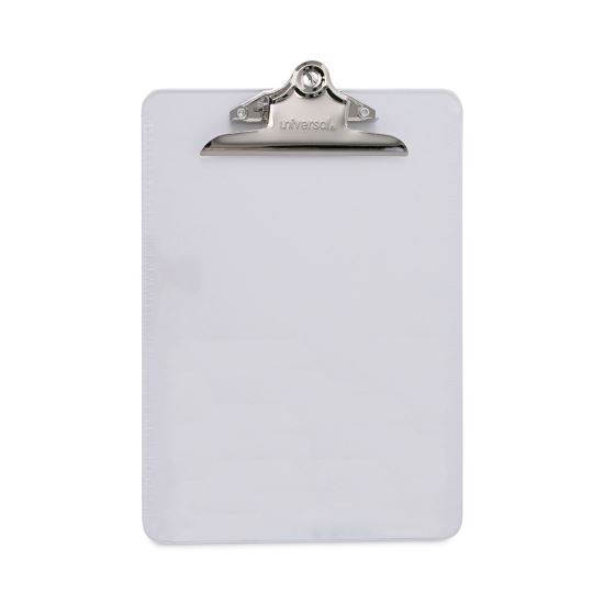 Plastic Clipboard with High Capacity Clip, 1.25" Clip Capacity, Holds 8.5 x 11 Sheets, Clear1