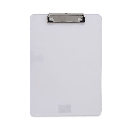 Plastic Clipboard with Low Profile Clip, 0.5" Clip Capacity, Holds 8.5 x 11 Sheets, Clear1