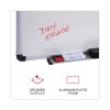 Dry Erase Board, Melamine, 36 x 24, White, Black/Gray Aluminum/Plastic Frame2