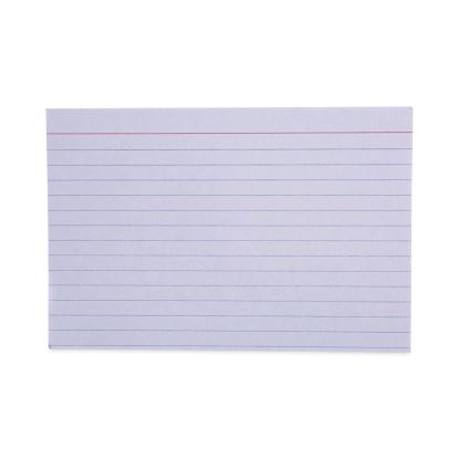 Ruled Index Cards, 4 x 6, White, 100/Pack1