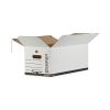 Deluxe Quick Set-up String-and-Button Boxes, Letter Files, White, 12/Carton2
