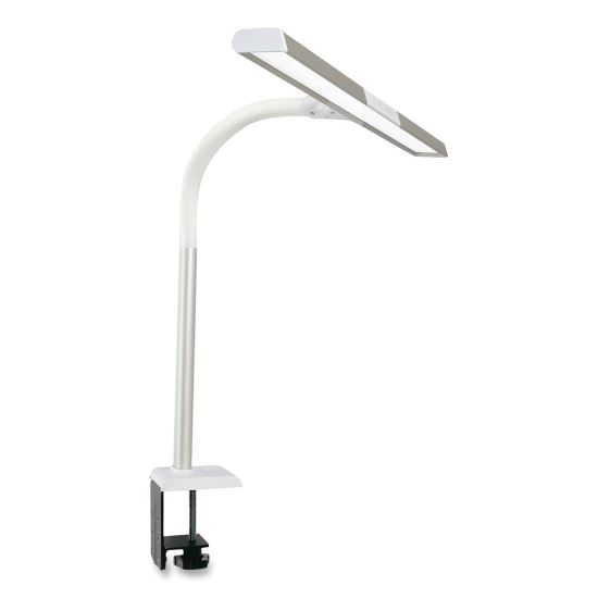 Wellness Series Perform LED Clamp Lamp with Three Color Modes, 16" to 24.75" High, White, Ships in 1-3 Business Days1