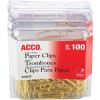 ACCO Gold Tone Paper Clips1