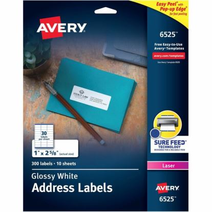 Avery&reg; Easy Peel Glossy Address Labels1