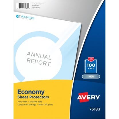 Avery&reg; Economy Clear Sheet Protectors1