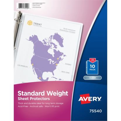 Avery&reg; Standard Weight Sheet Protectors1