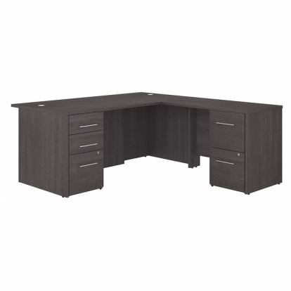 Bush Business Furniture Office 500 Storm Gray Desk1