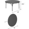 Dorel Zown Commercial Round Blow Mold Fold Table4