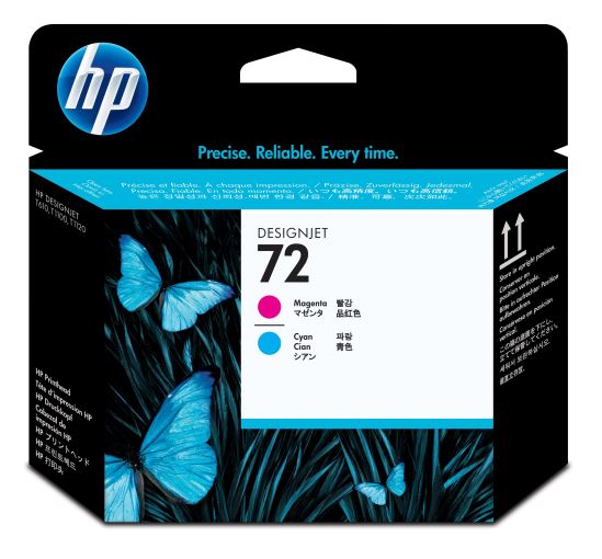 HP 72 Magenta and Cyan DesignJet Printhead1