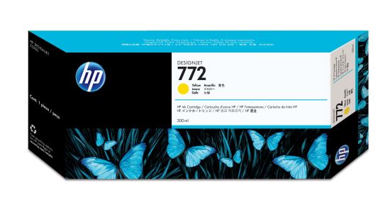 HP 772 300-ml Yellow DesignJet Ink Cartridge1