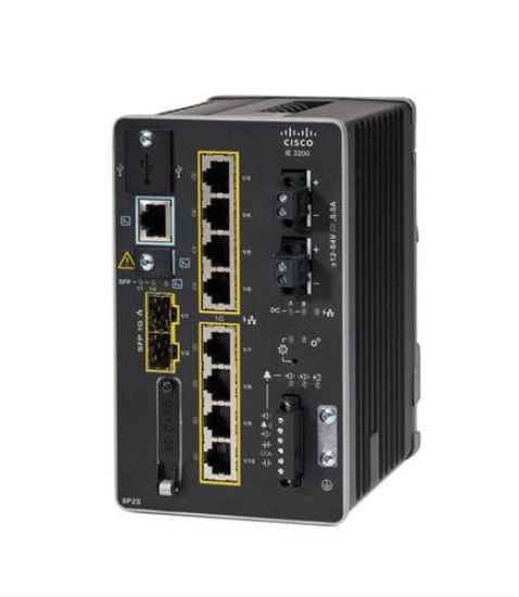 Cisco IE-3200-8P2S-E network switch Managed L2 Fast Ethernet (10/100) Power over Ethernet (PoE) Black1