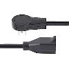 StarTech.com RTPAC1016 power cable Black 70.9" (1.8 m) NEMA 5-15P NEMA 5-15R3