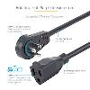 StarTech.com RTPAC1016 power cable Black 70.9" (1.8 m) NEMA 5-15P NEMA 5-15R7