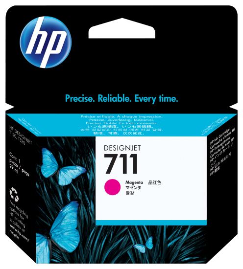 HP 711 29-ml Magenta DesignJet Ink Cartridge1