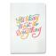 Picture of Denik Embroidered Vegan-Suede Layflat Hardbound Journal