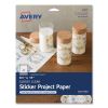 Avery® Sticker Project Paper Laser/Inkjet Multipurpose Labels1