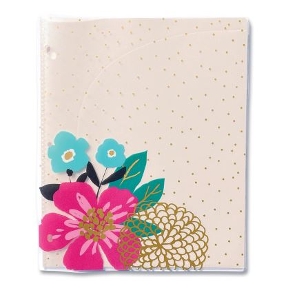 Carolina Pad Panache Glossy 3-Hole Punched 6-Pocket Folder1