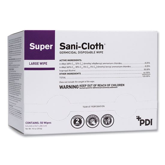 Sani Professional® Super Sani-Cloth® Germicidal Disposable Wipes1