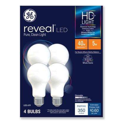 GE Reveal® HD+ LED A19 Light Bulb1