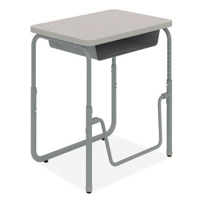 Safco® AlphaBetter® 2.0 Height-Adjustable Student Desk with Pendulum Bar1