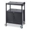Safco® Steel Adjustable AV Cart with Cabinet1