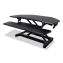 Victor® Height Adjustable Corner Standing Desk with Keyboard Tray1