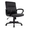 Alera Breich Series Manager Chair, Supports Up to 275 lbs, 16.73" to 20.39" Seat Height, Black Seat/Back, Black Base1