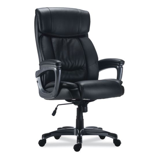 Alera Egino Big and Tall Chair, Supports Up to 400 lb, Black Seat/Back, Black Base1