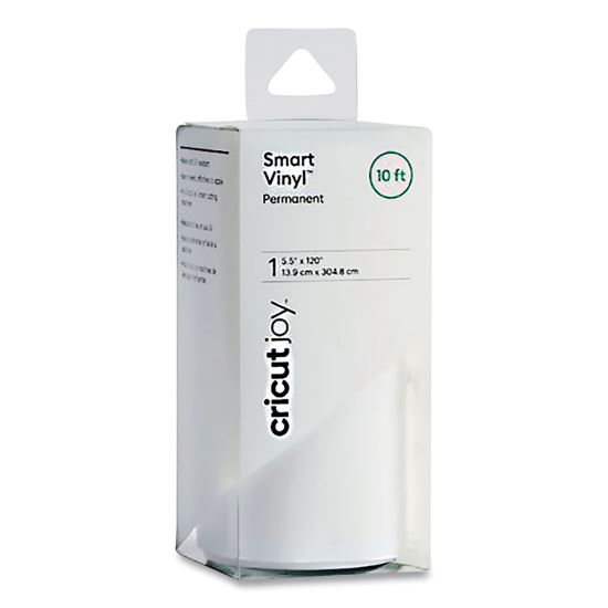 Joy Permanent Smart Vinyl for Assorted Surfaces, 5.5 x 120, White1