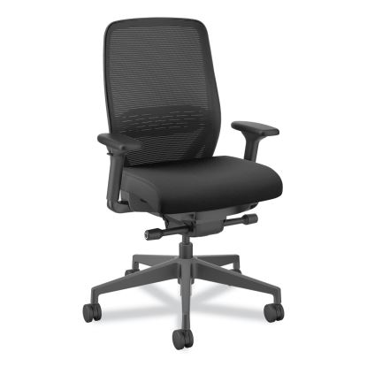 Nucleus Series Recharge Task Chair, Supports Up to 300 lb, 16.63 to 21.13 Seat Height, Black Seat/Back, Black Base1