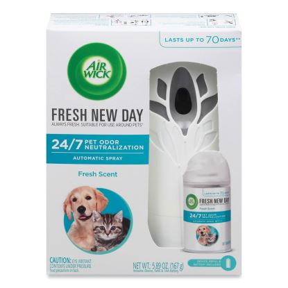 Pet Odor Neutralization Automatic Spray Starter Kit, 6 x 2.25 x 7.75, White/Gray, 4/Carton1