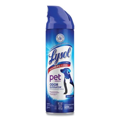 Disinfectant Spray II Pet Odor Eliminator, Fresh, 15 oz Aerosol Spray, 12/Carton1