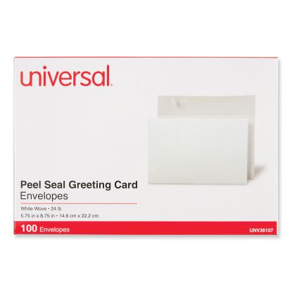 Peel Seal Strip Business Envelope, #A9, Square Flap, Self-Adhesive Closure, 5.74 x 8.75, White, 100/Box1