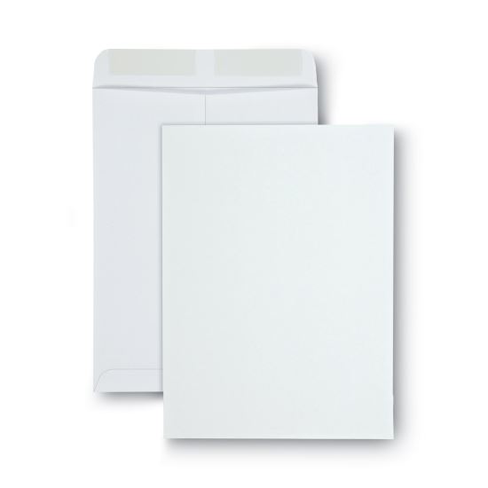 Catalog Envelope, 28 lb Bond Weight Paper, #10 1/2, Square Flap, Gummed Closure, 9 x 12, White, 100/Box1