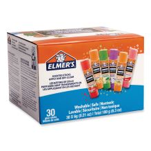 Clear School Glue Stick, Scented, Assorted, 0.21 oz, Dries Clear, 30/Pack1