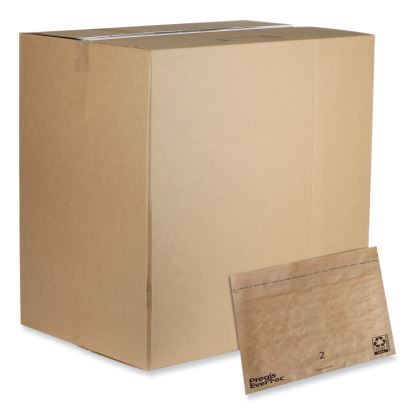 EverTec Curbside Recyclable Padded Mailer, #2, Kraft Paper, Self-Adhesive Closure, 12 x 9, Brown, 100/Carton1