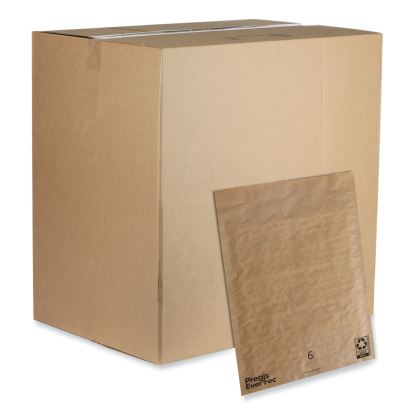 EverTec Curbside Recyclable Padded Mailer, #6, Kraft Paper, Self-Adhesive Closure, 14 x 18, Brown, 50/Carton1