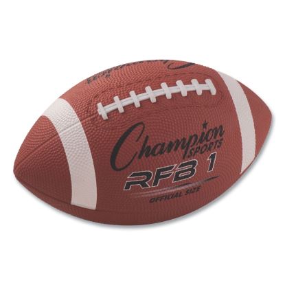 Rubber Sports Ball, Football, Official NFL, No. 9 Size, Brown1