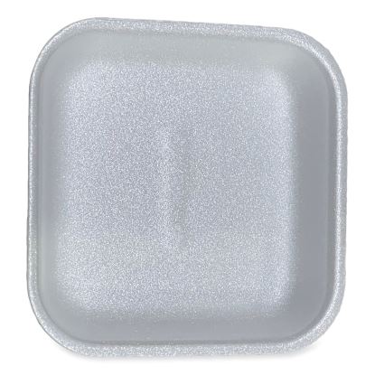 Meat Trays, #1, 5.38 x 5.38 x 1.07, White, 500/Carton1