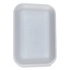 Meat Trays, #2. 8.5 x 6.03 x 1.11, White, 500/Carton1