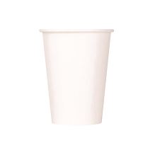 Double Poly Paper Cold Cups, 12 oz, White, 1,000/Carton1