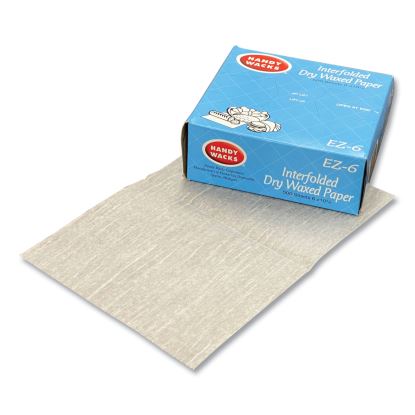 Interfolded Dry Waxed Paper, 10.75 x 6, 12/Carton1
