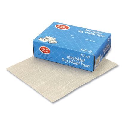 Interfolded Dry Waxed Paper, 10.75 x 8, 12/Box1