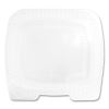 Handi-Lock Single Compartment Food Container, 5.63 w x 3.25 d, Clear, Plastic, 500/Carton1